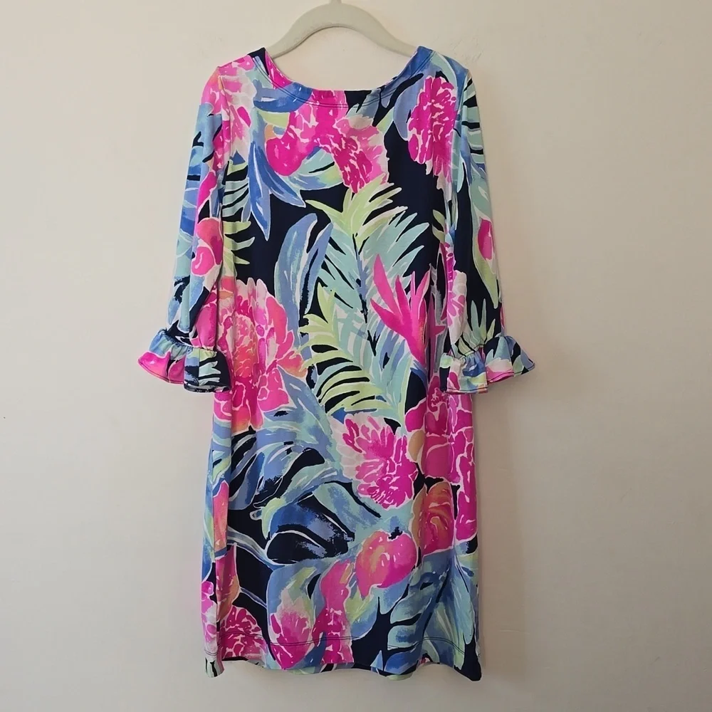 Lilly Pulitzer Tropical Girl's Dress sz 8-10 yrs
